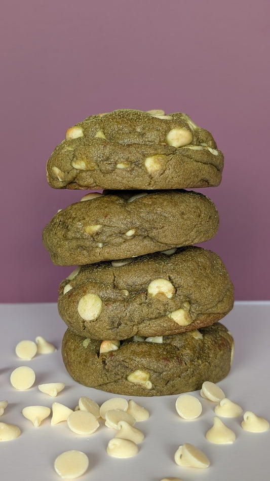 Matcha & white choc chips