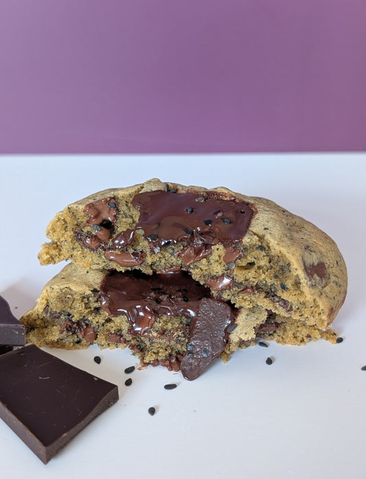 Black sesame and dark chocolate